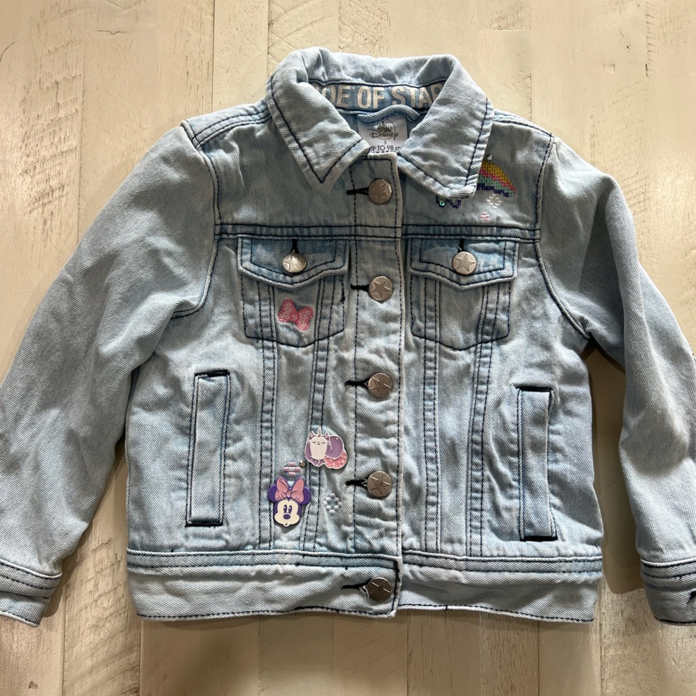 Disney Denim Jacket with Sequined Minnie size 3T